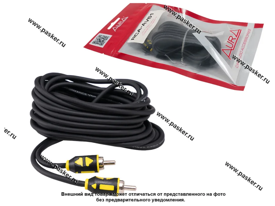 Кабель RCA для камер заднего вида 5м AURA RCA-AV51