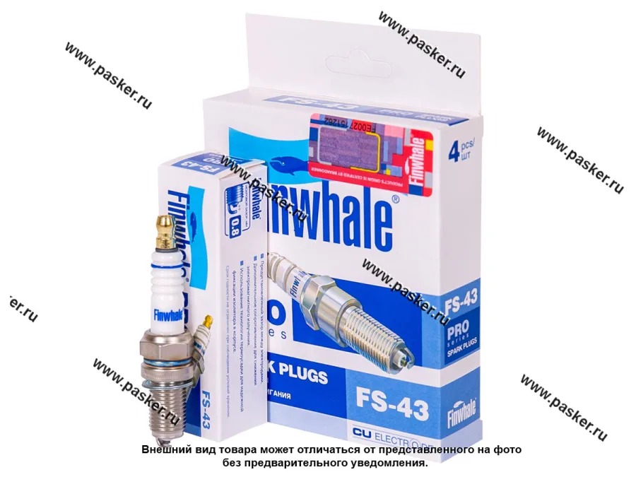 Свеча Finwhale PRO Chevrolet 1.0-1.2L  Aveo, Spark(10-) Cobalt Gentra FS43