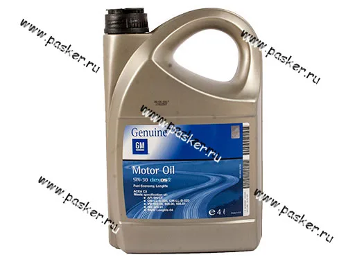 Масло GM  5W30 API SN/CF C3 4л син 1942002/93165556