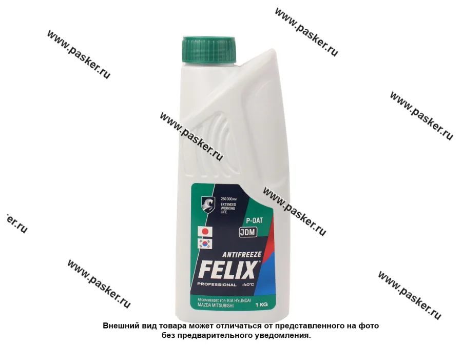 Антифриз FELIX JDM G12++ 1кг зеленый