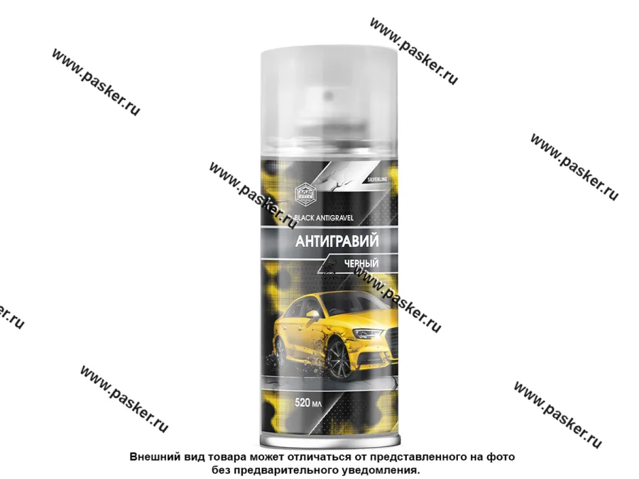 Антикоррозийное покрытие Антигравий AGAT-AVTO SL0103 520мл черный аэрозоль