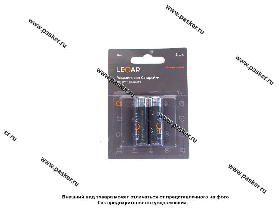 Батарейка LECAR LR6 AA BL-2 [упаковка 2 шт.]