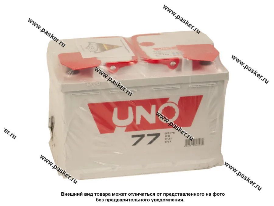Аккумулятор UNO 77Ач EN670 277х175х190