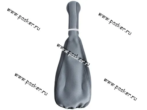 Ручка КПП 2101-07 Сфера кожзам+чехол АвтоБра серая