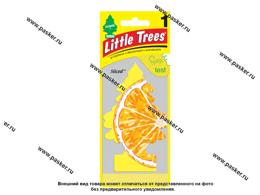 Ароматизатор LITTLE TREES Елочка сочный Цитрус