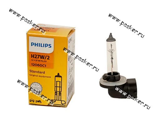Лампа галоген 12V H27W/2 PG13 Philips 12060C1