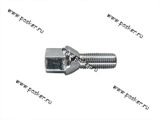 Болт колесный 12х1,5х27,5 кл 17 конус хром