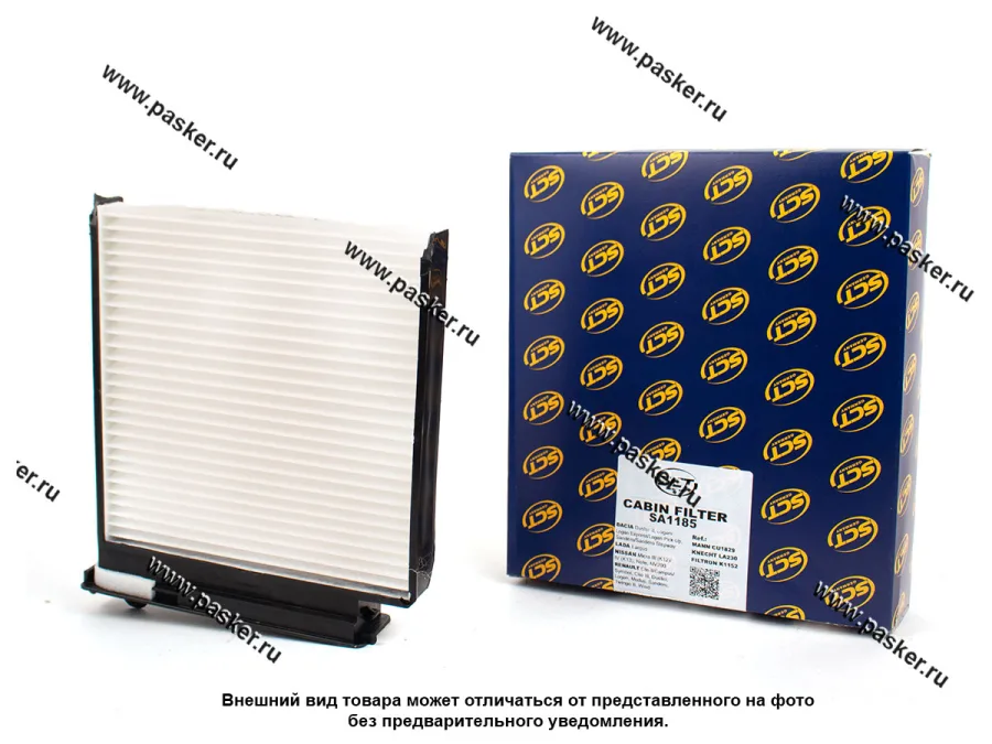 Фильтр салонный LADA Largus Renault Daster Logan Sandero Nissan Note 03- SCT SA1185