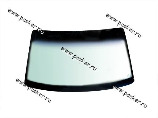 Стекло ветровое Daewoo Nexia КМК GLASS зеленое с голубой полосой DEWT0008