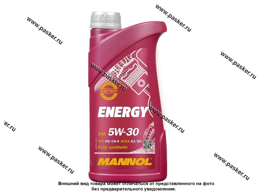 Масло Mannol  5W30 Energy API SN/CH-4 ACEA A3/B4 1л син MN7511-1
