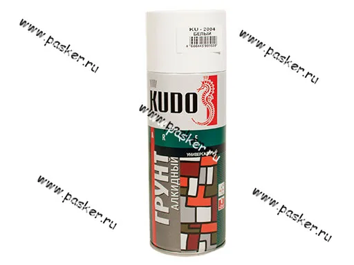 Грунтовка KUDO KU-2004 520мл белая аэрозоль