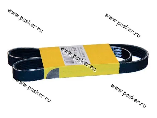 Ремень генератора 2110-12 2170 Priora ANDYCAR с А/С и с ГУР 6PK1115
