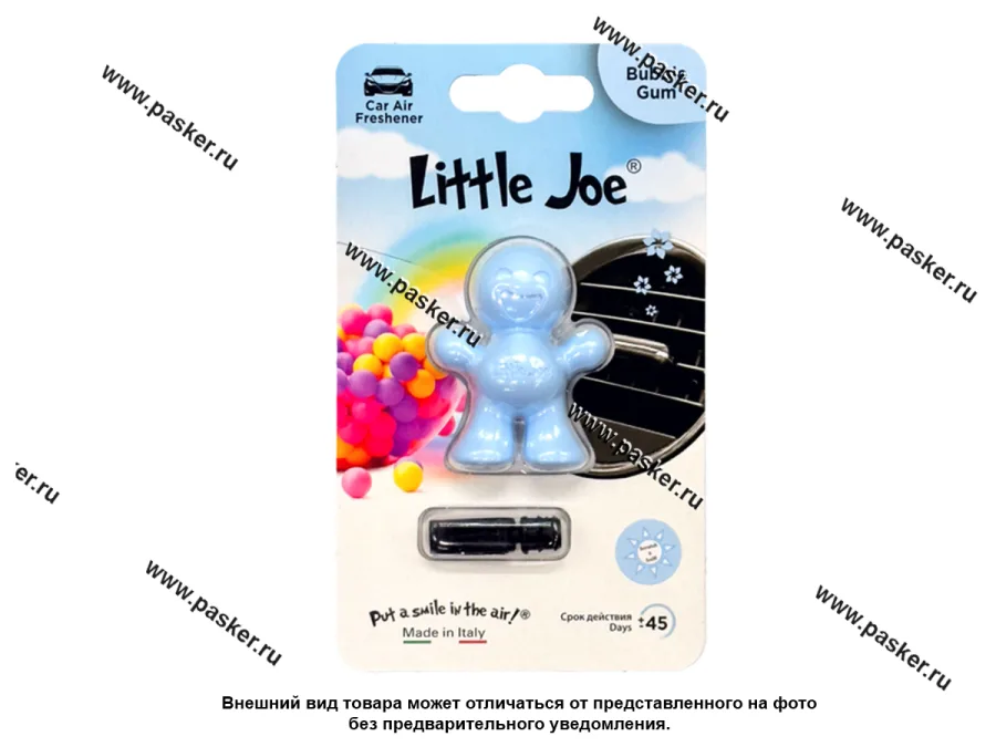 Ароматизатор Little Joe Classic на дефлектор 12мл Бабл Гам