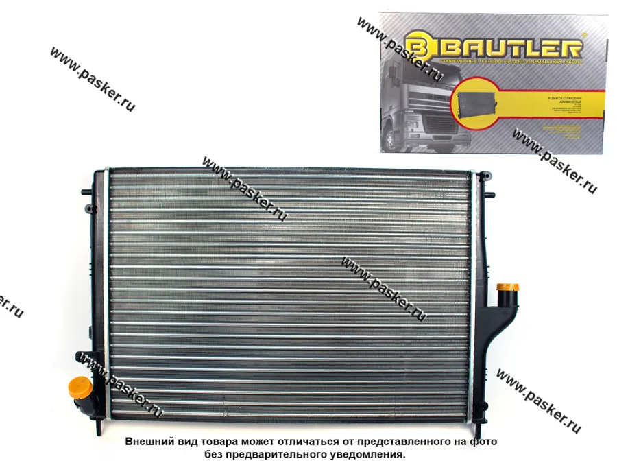 Радиатор LADA Largus RENAULT Logan 2008 Sandero 2009 Duster 2010 BAUTLER BTL-6002