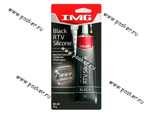 Герметик IMG MG-403 85гр силиконовый черный RTV