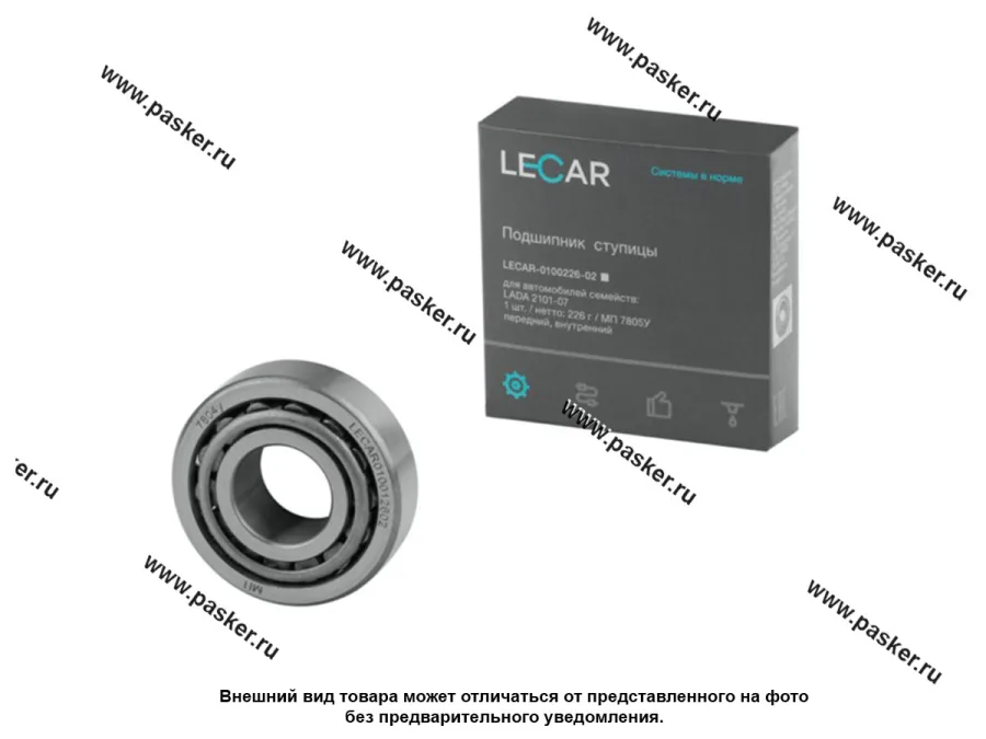 Подшипник ступицы 2101-07 7804 LECAR наружный