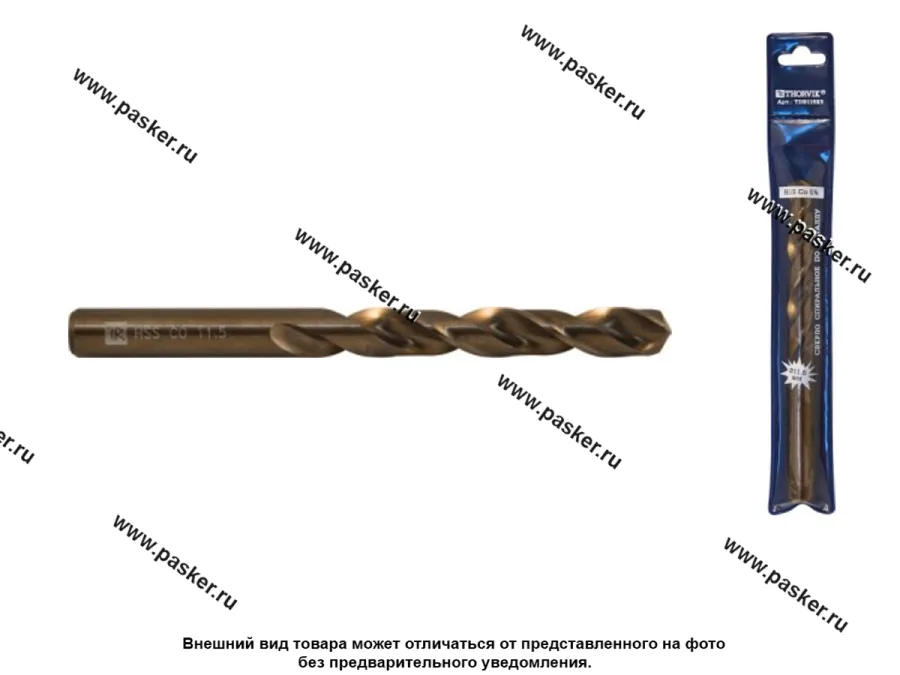 Сверло по металлу  3,1 мм Co-HSS Thorvik TDB031K5