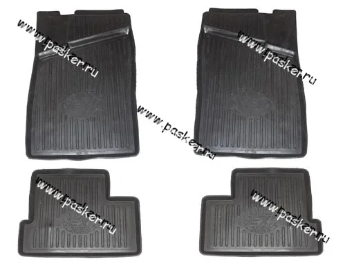 Коврики Daewoo Nexia с 1995г резиновые AgateK