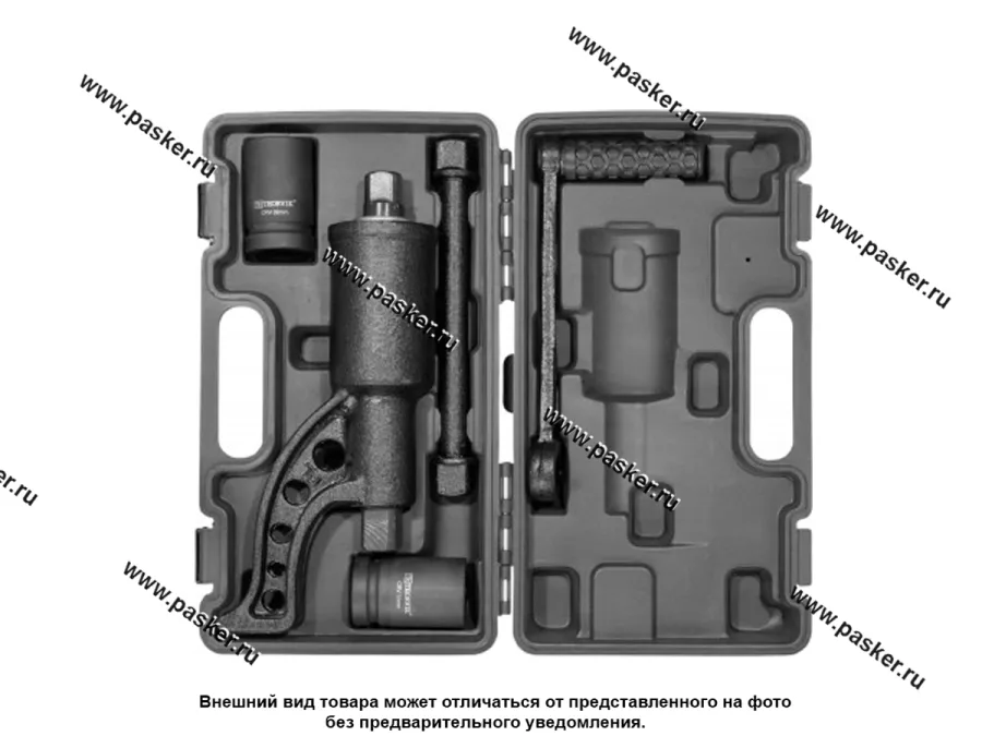 Гайковерт ручной механический 1"DR 3800Nm + головки 1"DR 32-33мм Thorvik LSW2