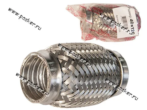Гофра глушителя 40x120 Garde 3х слойная Interloсk G40120