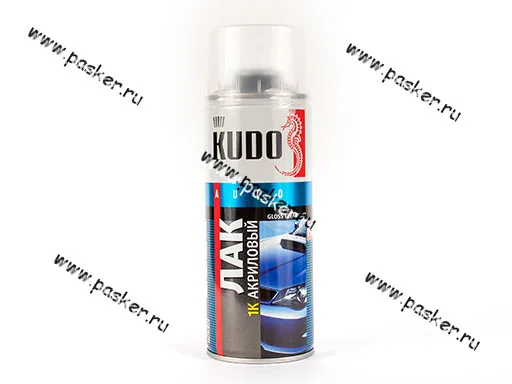 Лак KUDO KU-9010 акриловый 1К 520мл аэрозольный