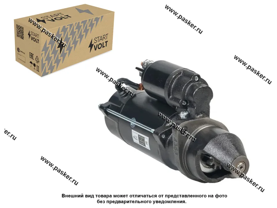 Стартер для ГАЗ УАЗ дв. ЗМЗ 405 406 409 STARTVOLT тип Iskra Lst 0303X