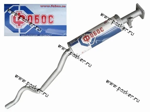 Резонатор Daewoo Nexia ФОБОС закатной под катализатор 56031
