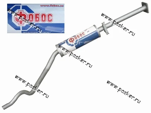 Резонатор Daewoo Nexia ФОБОС закатной без катализатора 56032