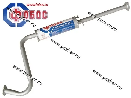 Резонатор Chevrolet Lanos ФОБОС закатной без катализатора 56197