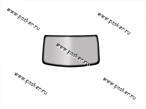Стекло ветровое 3302 КМК GLASS 3-х слойное с шелкографией GAZT0015