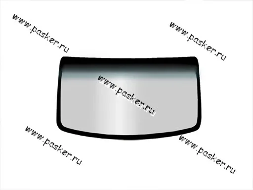 Стекло ветровое 3302 КМК GLASS 3-х слойное с полосой и шелкографией GAZT0016