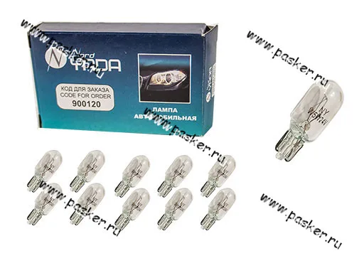 Лампа 24V5W W2.1x9.5d Nord YADA [упаковка 10 шт.]
