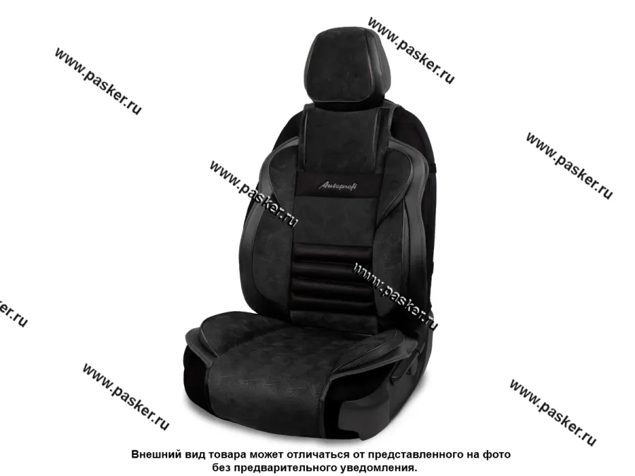 Накидка на сиденье AUTOPROFI Multi Comfort MLT-320PV BK/BK черный велюр