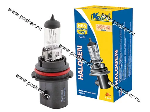 Лампа галоген 12V HB5 65/55W PX29t KRAFT 700026