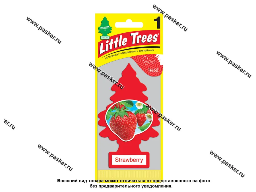 Ароматизатор LITTLE TREES Елочка клубника