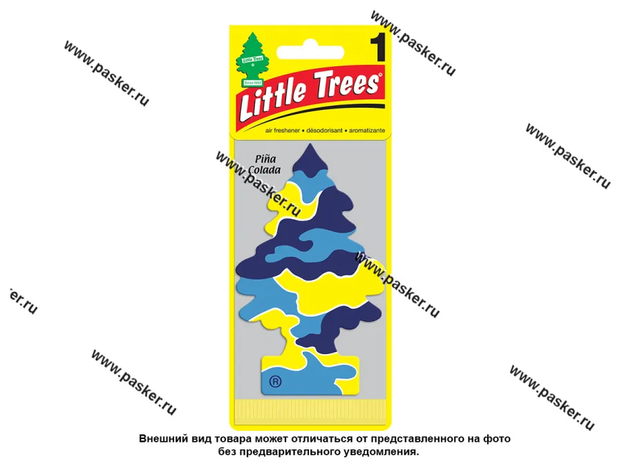 Ароматизатор LITTLE TREES Елочка пина колада