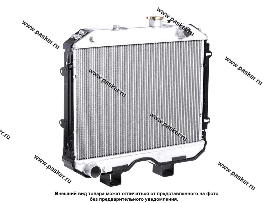 Радиатор УАЗ-3909 3741 LUZAR дв УМЗ-421 паяный алюминиевый LRc 03608