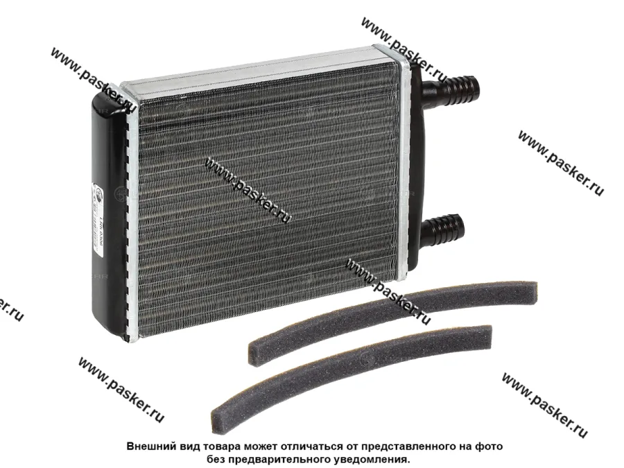 Радиатор печки ГАЗ 3302 ГАЗель LUZAR с 2003 алюминиевый 18мм  LRh 0306