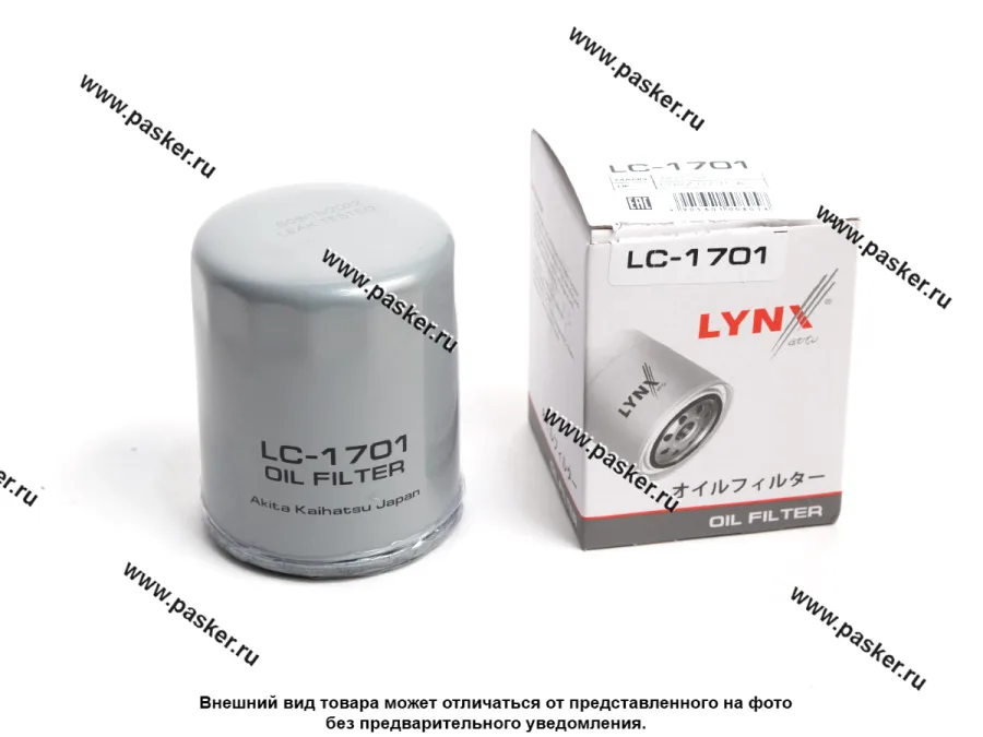 Фильтр масляный Hyundai i10 i20 i30 LYNXauto LC1701
