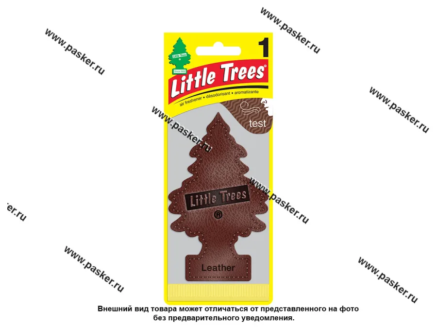 Ароматизатор LITTLE TREES Елочка кожа