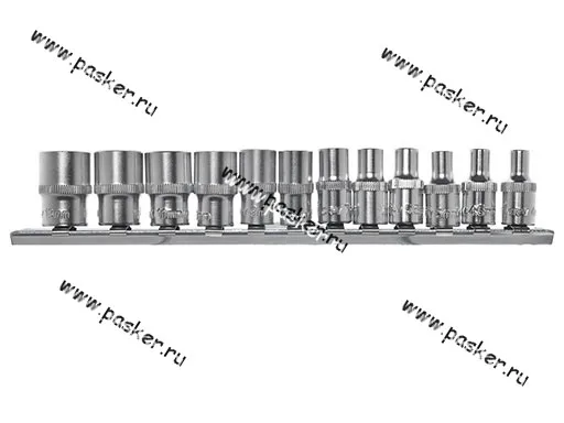 Головки торцевые 1/4 12 предметов 4-13 KRAFT 700314