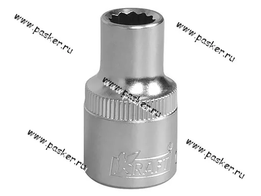 Головка торцевая  9 1/2 короткая 12-гранная KRAFT KT 700342