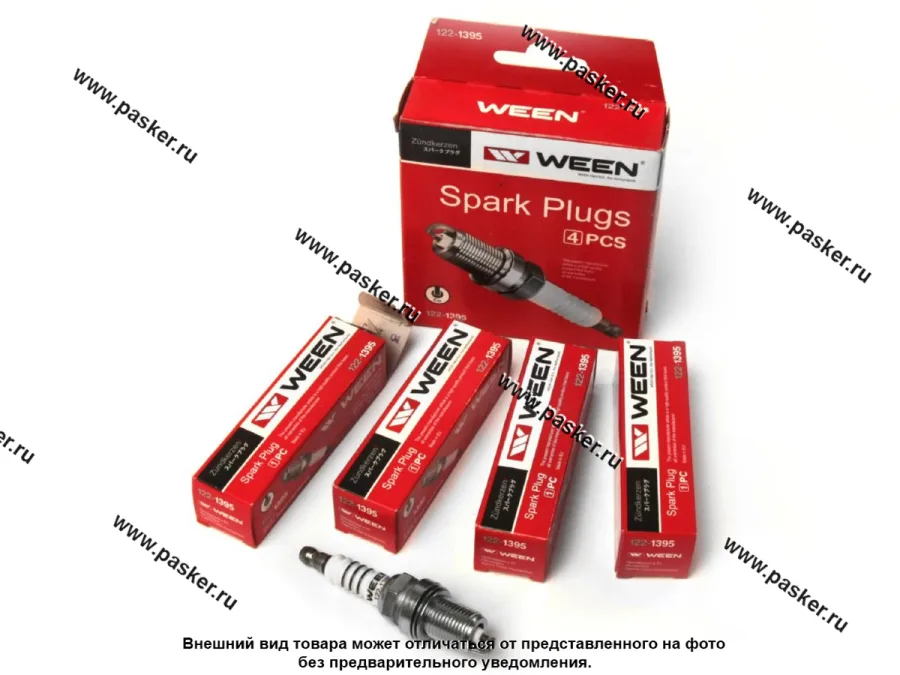 Свеча WEEN Lada Largus 16V Citroen Hyundai Kia Mercedes-benz Peugeot 122-1395 [упаковка 4 шт.]