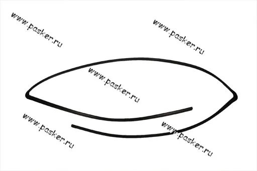 Уплотнитель лобового стекла 2110 с 2007 г
