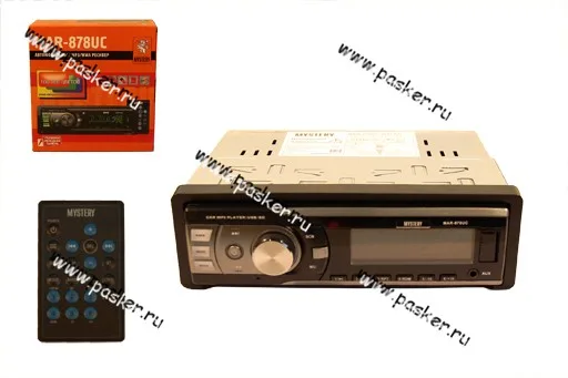 Автомагнитола MYSTERY USB/SD/MMC 4х50Вт MAR-878UC пульт многоцветная подсветка