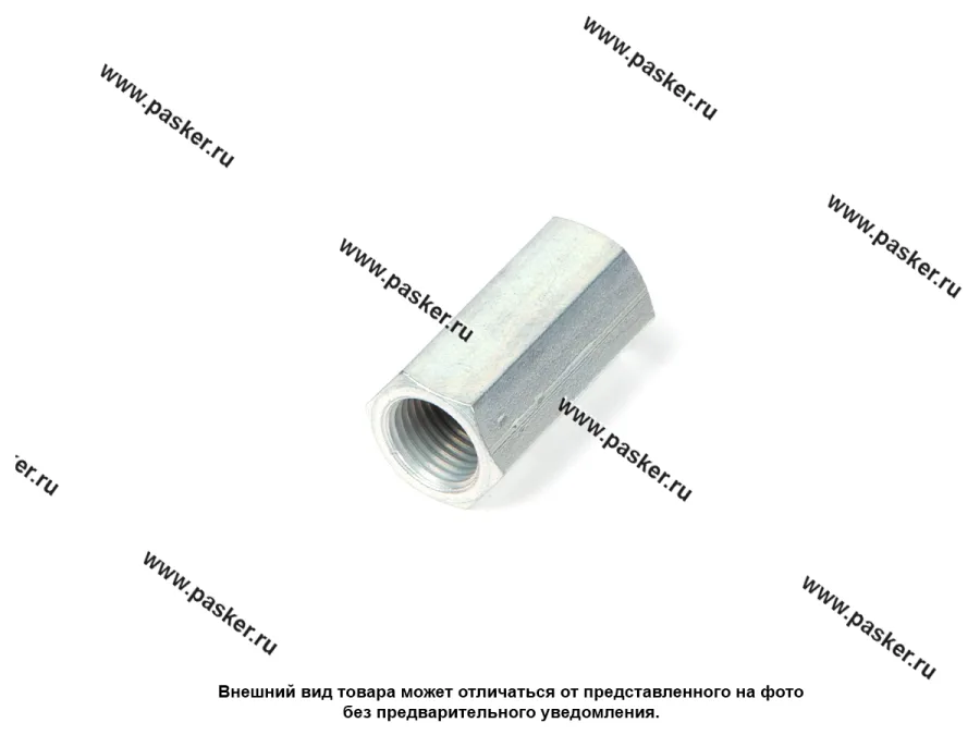 Переходник-двойник для тормозных трубок М10х1 стальной