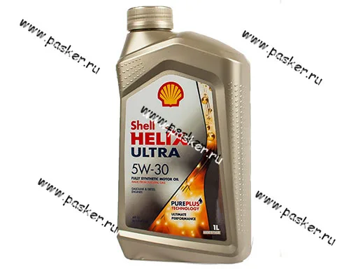 Масло SHELL  5W30 HELIX ULTRA API SL/CF A3/B4 1л син 550046267/550046383