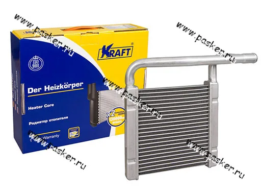 Радиатор печки 2190-2192 Granta 1117-1119 Калина 2 KRAFT алюминиевый 104063
