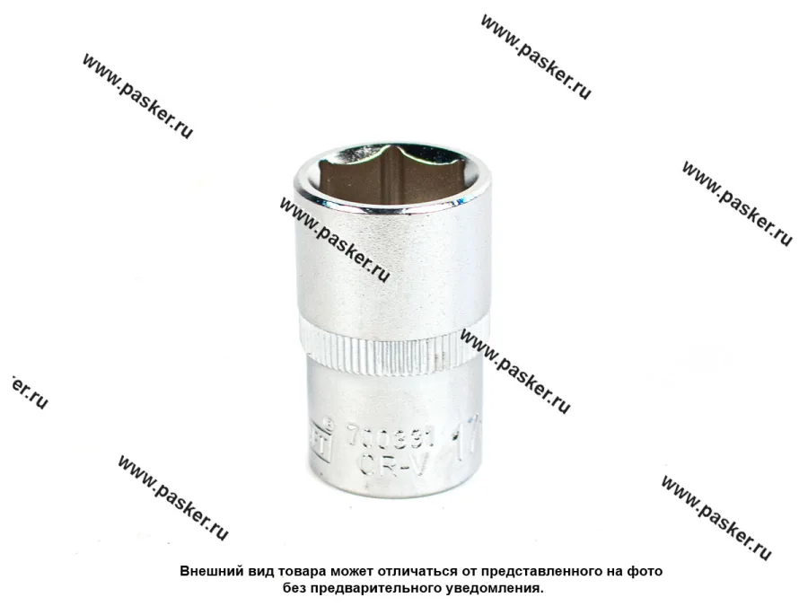 Головка торцевая 17 1/2 короткая 6-гранная KRAFT KT 700331