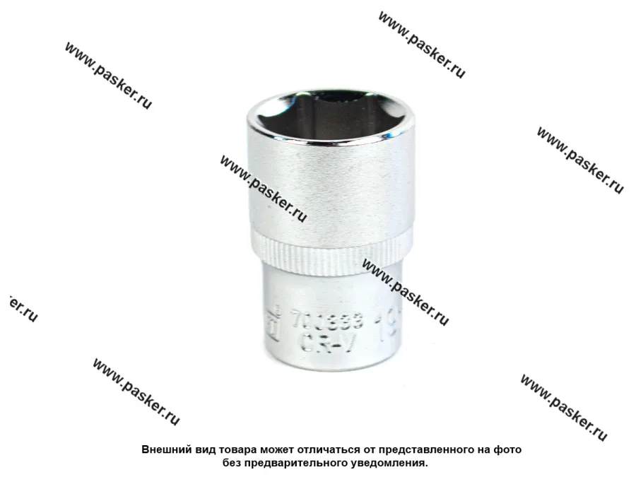 Головка торцевая 19 1/2 короткая 6-гранная KRAFT KT 700333